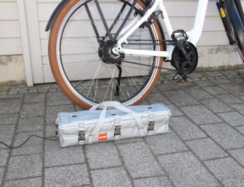 Opbevar elcykelbatteriet sikkert